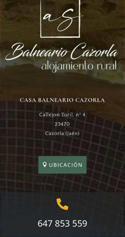 Casa Balneario Cazorlaヴィラ エクステリア 写真